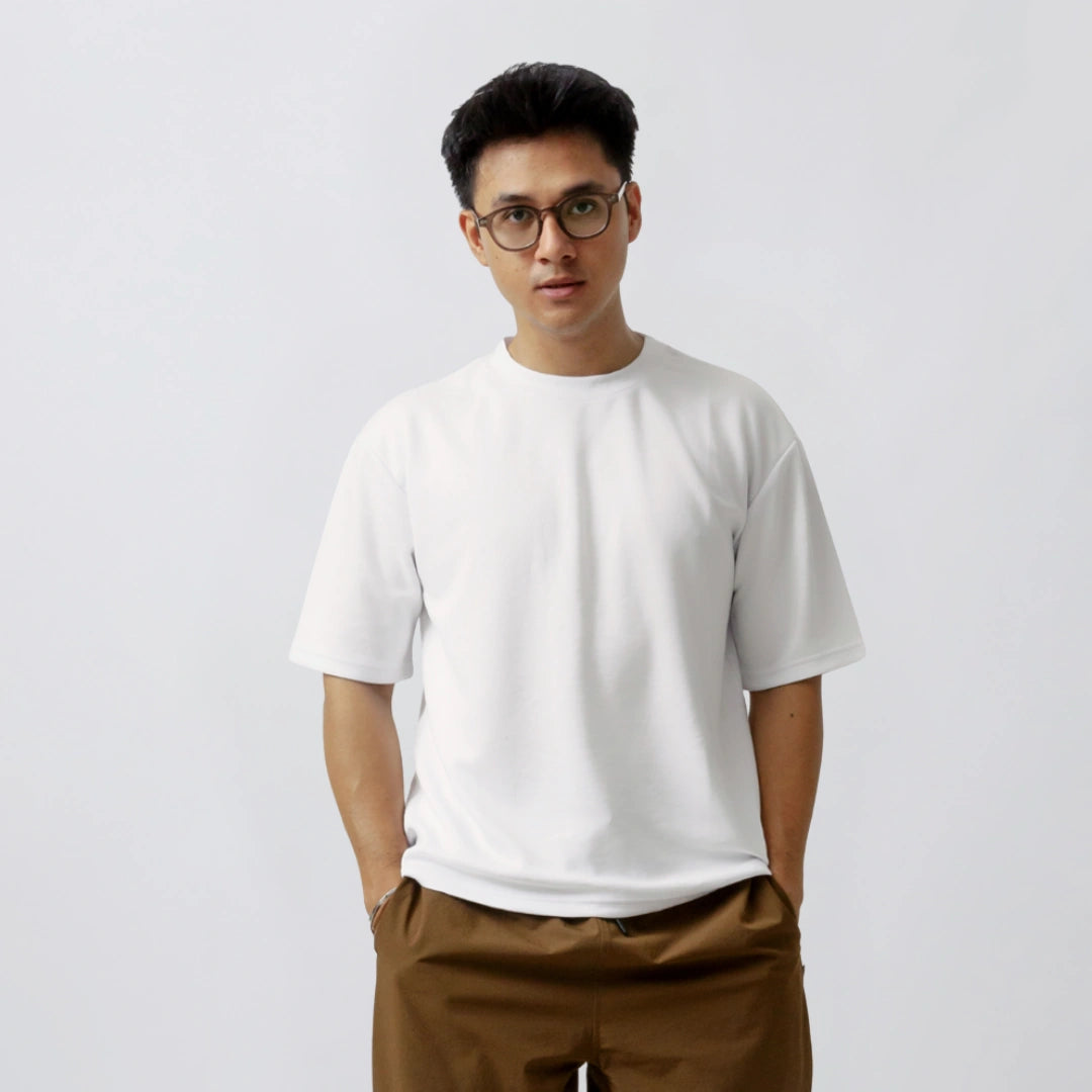 Oversize Short Sleeve Round Neck T-Shirt Series [AT]