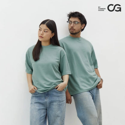 CG Oversize Short Sleeve Round Neck T-Shirt Series [AT]