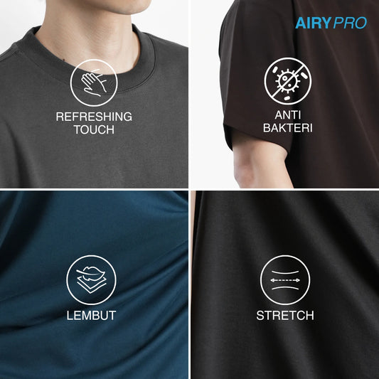 AIRYPro Oversize Short Sleeve Round Neck T-Shirt Series [AP]