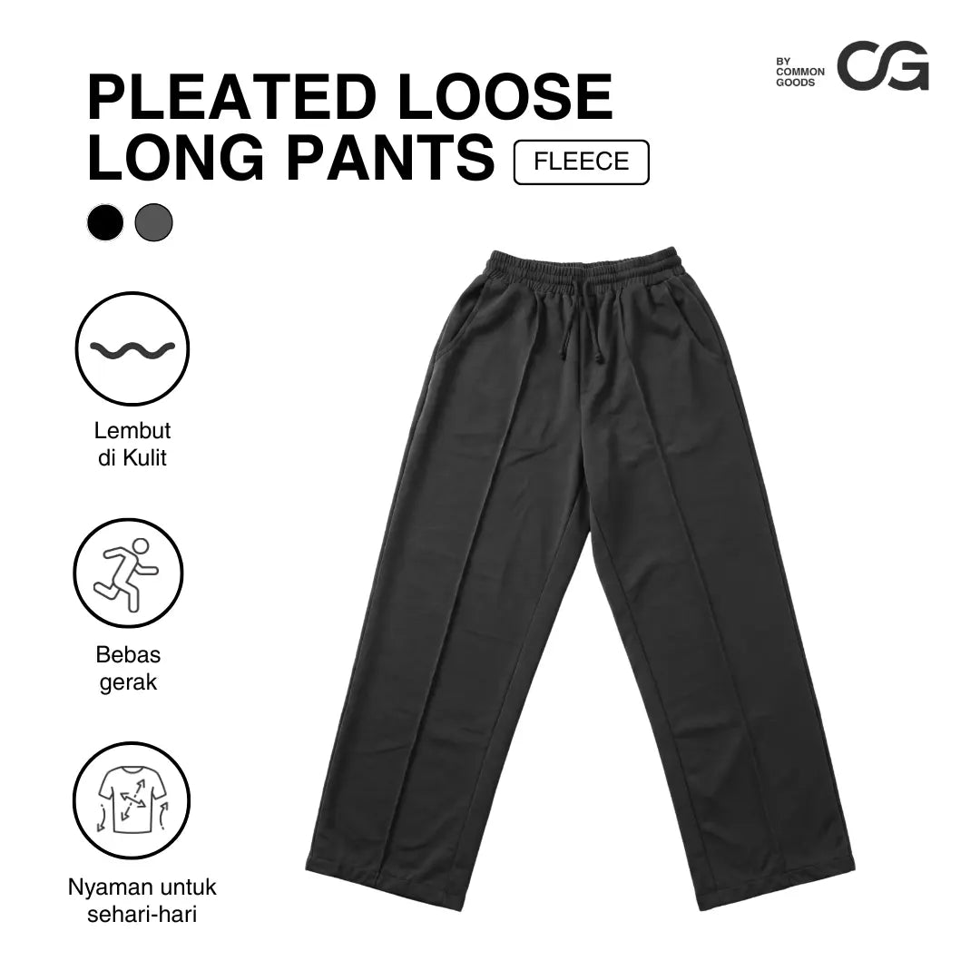 CG Men's Pleated Loose Pants (Long) Series