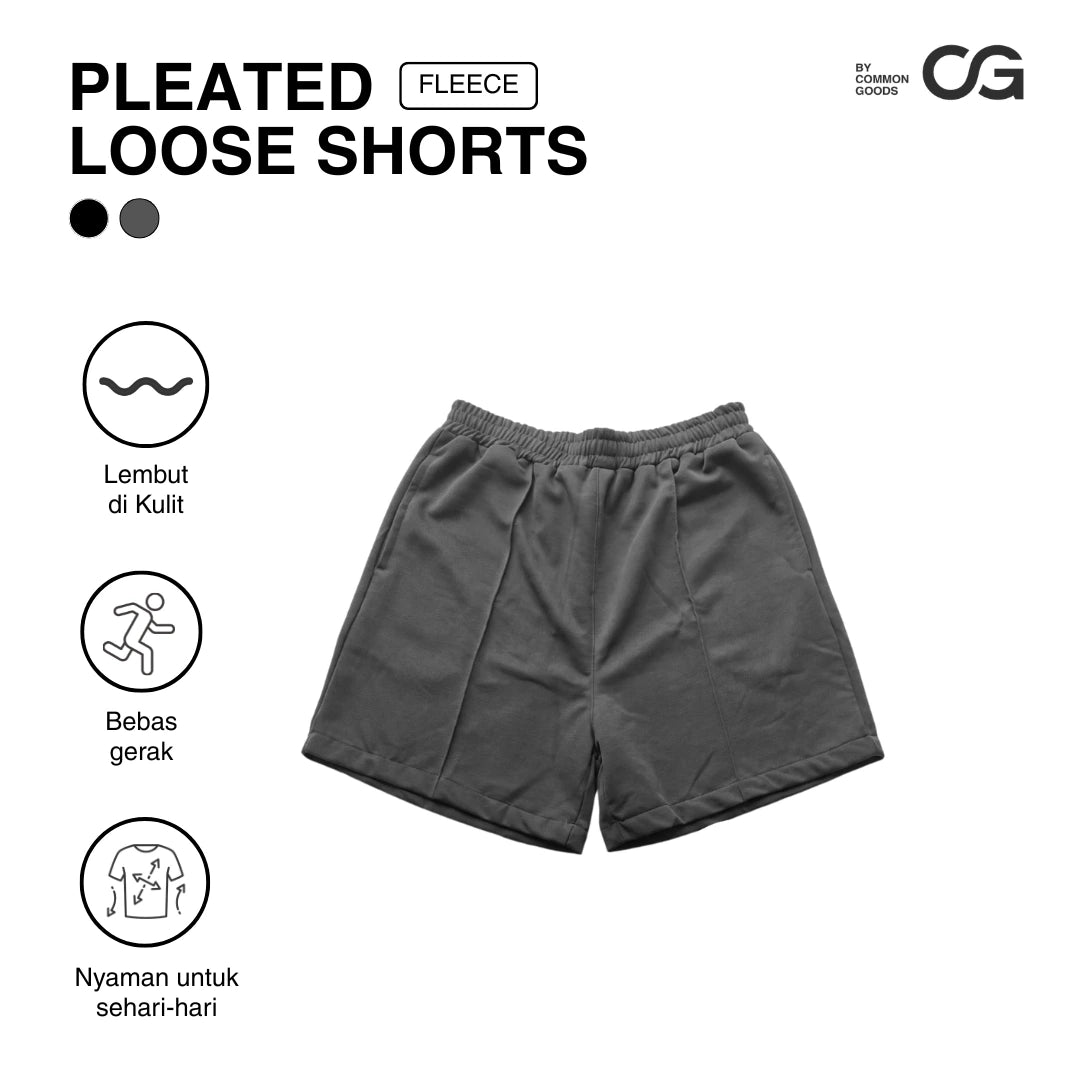 CG Men's Pleated Loose Shorts Series
