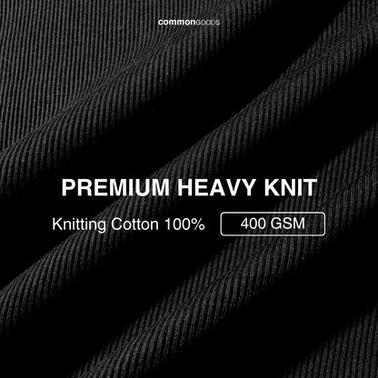 Long Sleeve Round Neck Heavy Knit T-Shirts Series