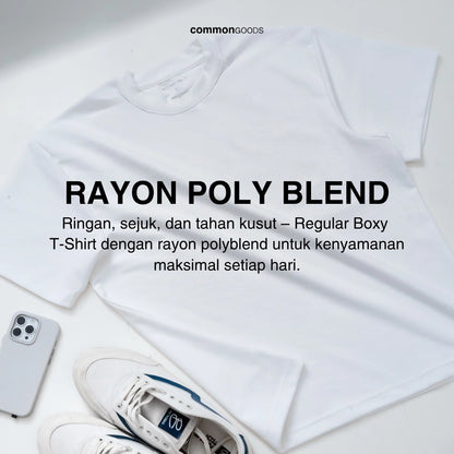 Regular Boxy Fit Short Sleeve Round Neck T-Shirt Series [OT]