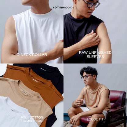 Sleeveless Round Neck T-Shirts Series [SS]