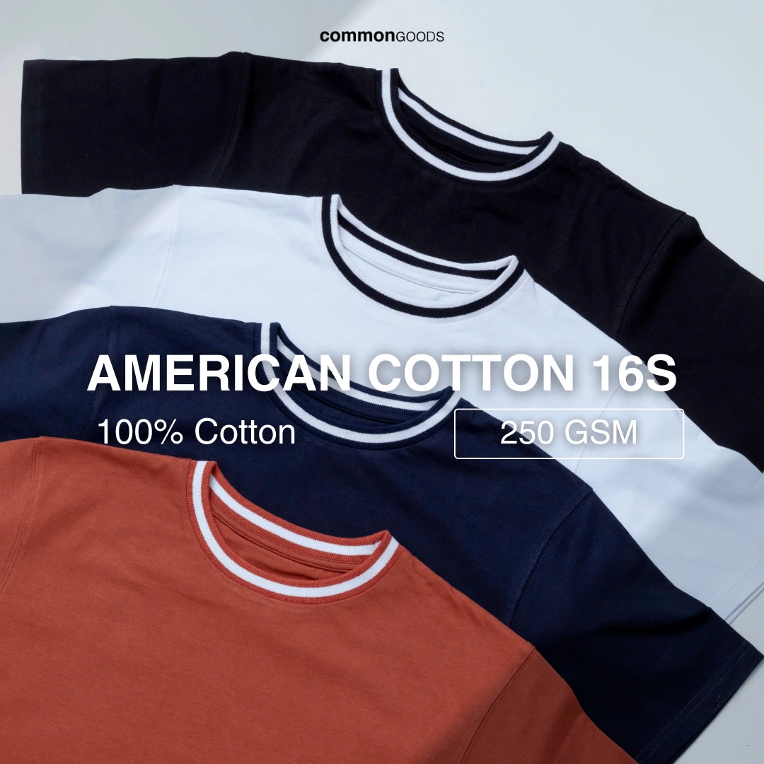 Regular Fit Varsity Collar T-Shirt Series [HW]