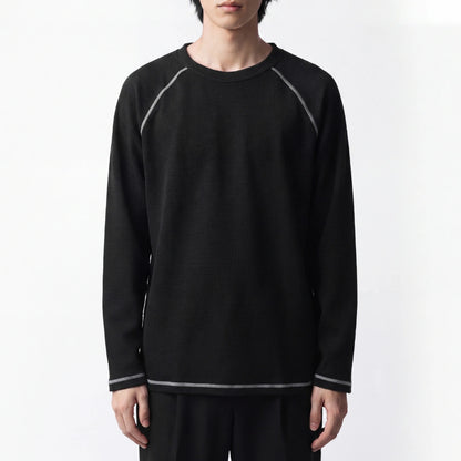 CG Long Sleeves Raglan Waffle Knit Series