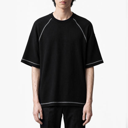 CG Short Sleeves Raglan Waffle Knit Series