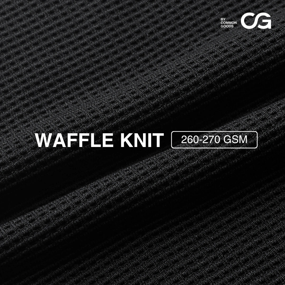 CG Short Sleeves Raglan Waffle Knit Series