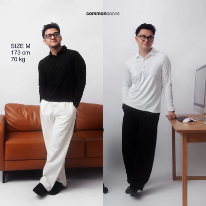 Long Sleeve Polo Button Shirt Series