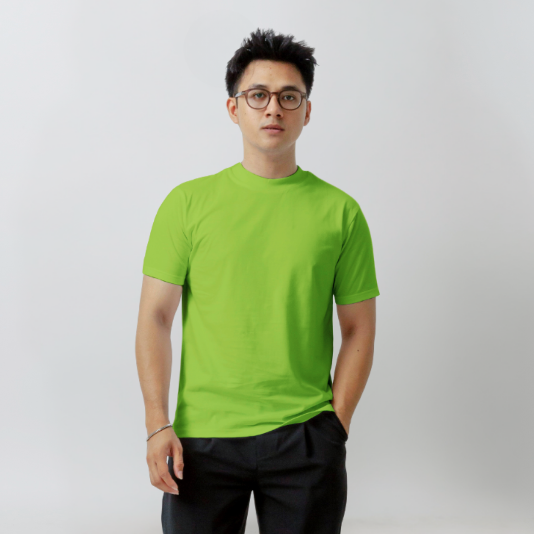 Body Fit  Short Sleeve High Crew Neck T-Shirt Series