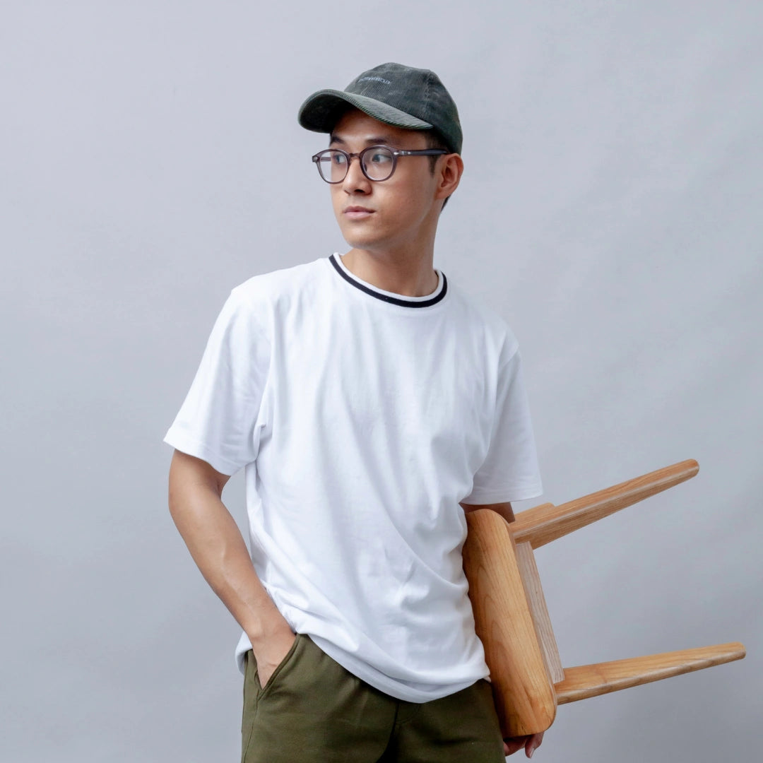 Regular Fit Varsity Collar T-Shirt Series [HW]