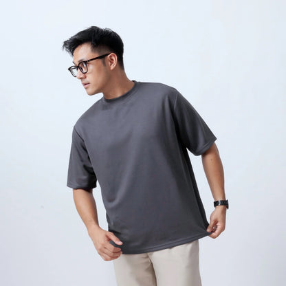 Oversize Short Sleeve Round Neck T-Shirt Series [AT]
