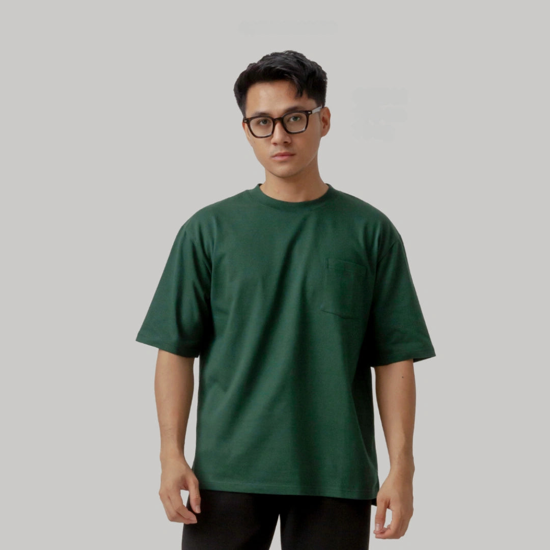 Oversize Pocket Short Sleeve Round Neck T-Shirt Series [HW]