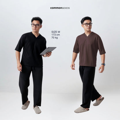 Oversize Short Sleeve Kimo T-Shirt Series [AT]