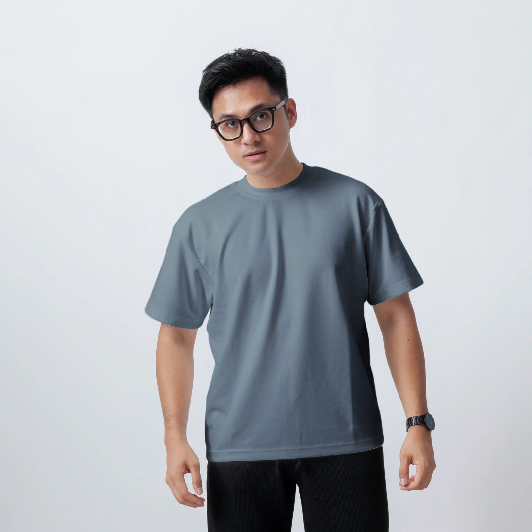 Regular Boxy Fit Short Sleeve Round Neck T-Shirt Series [OT]