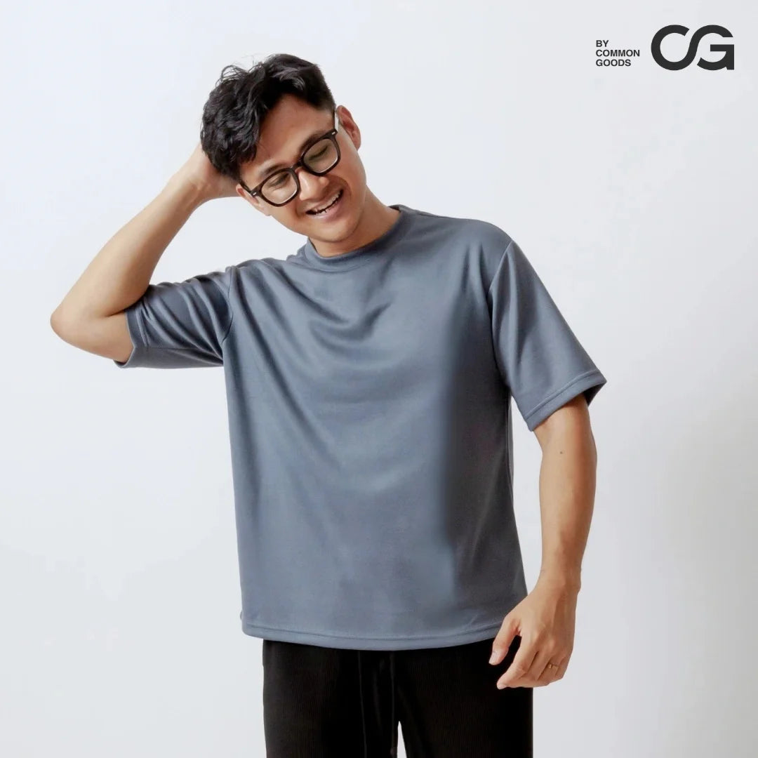 CG Oversize Short Sleeve Round Neck T-Shirt Series [AT]
