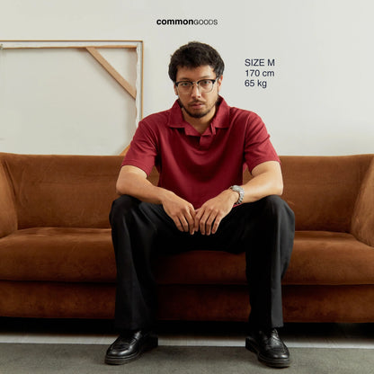 Regular Fit Short Sleeve Revere Polo Shirt Series