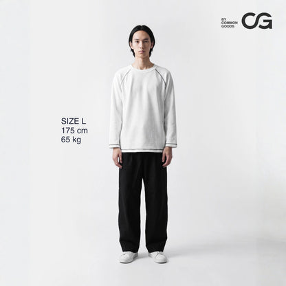 CG Long Sleeves Raglan Waffle Knit Series