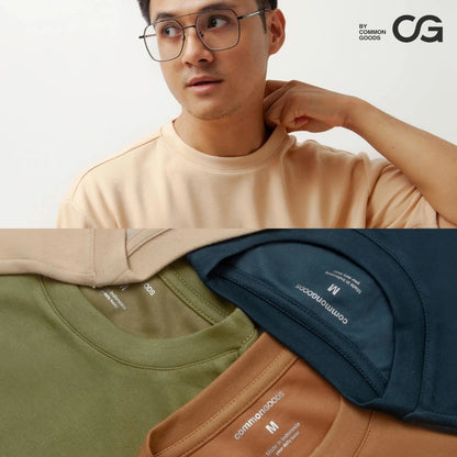 CG Oversize Short Sleeve Round Neck T-Shirt Series [AT]