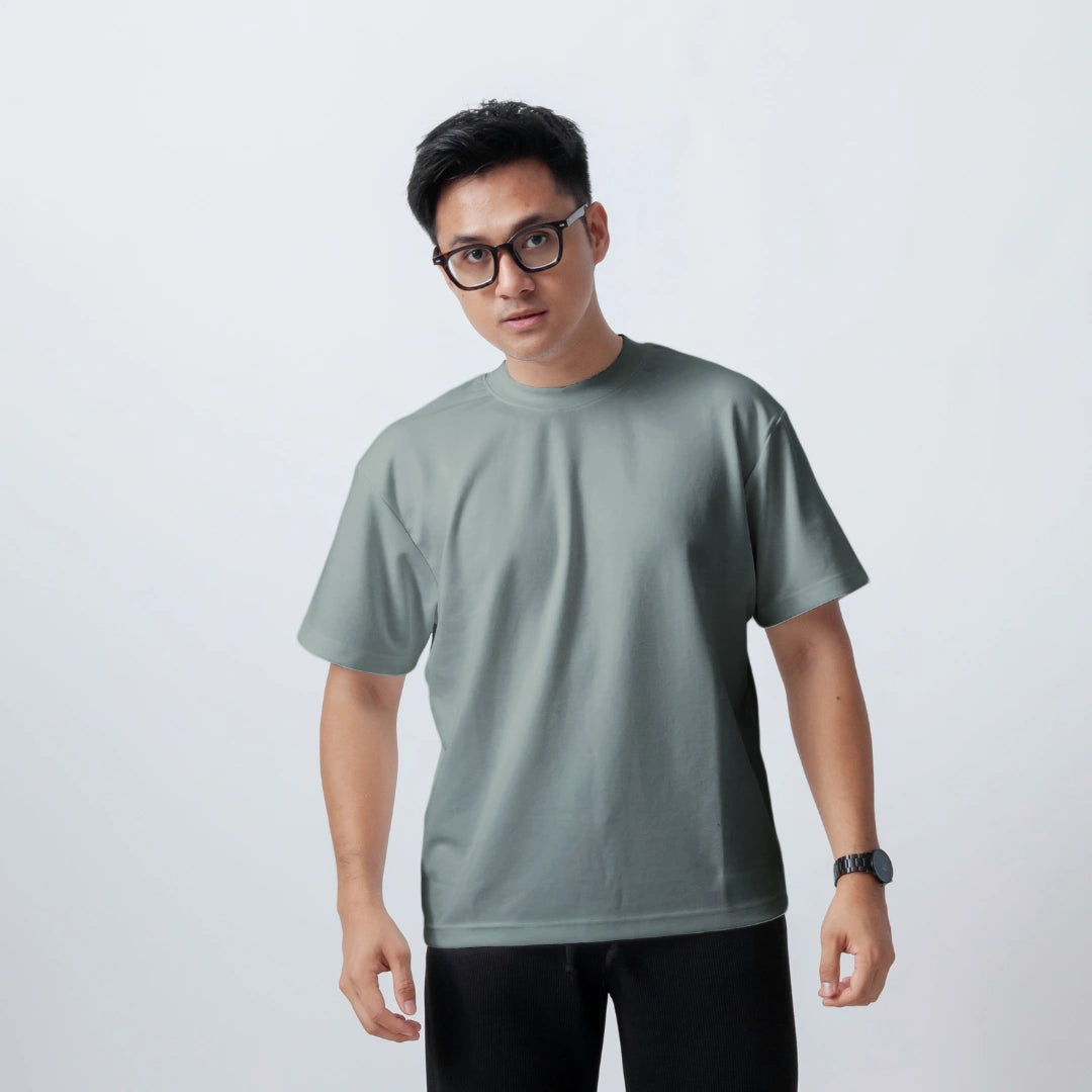 Regular Boxy Fit Short Sleeve Round Neck T-Shirt Series [OT]