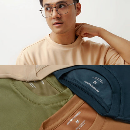 Oversize Short Sleeve Round Neck T-Shirt Series [AT]