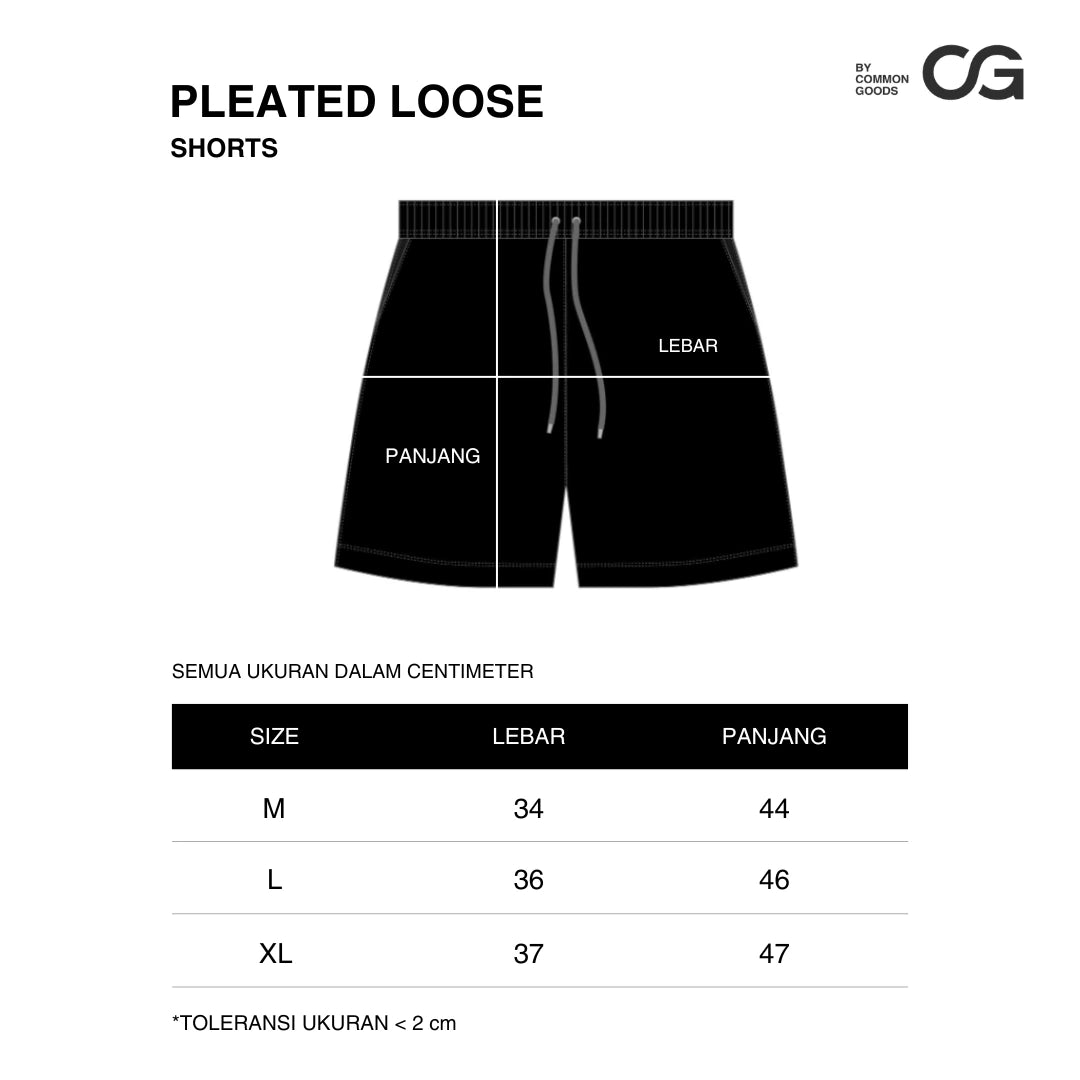 CG Men's Pleated Loose Shorts Series