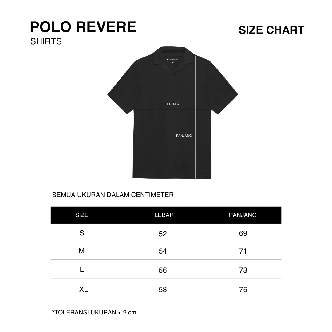 CG Regular Fit Short Sleeve Revere Polo Shirt Series