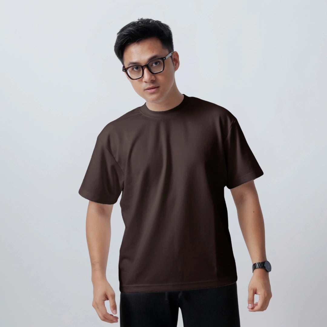Regular Boxy Fit Short Sleeve Round Neck T-Shirt Series [OT]