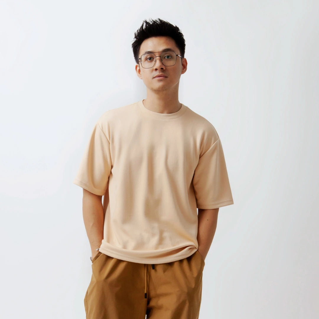 Oversize Short Sleeve Round Neck T-Shirt Series [AT]