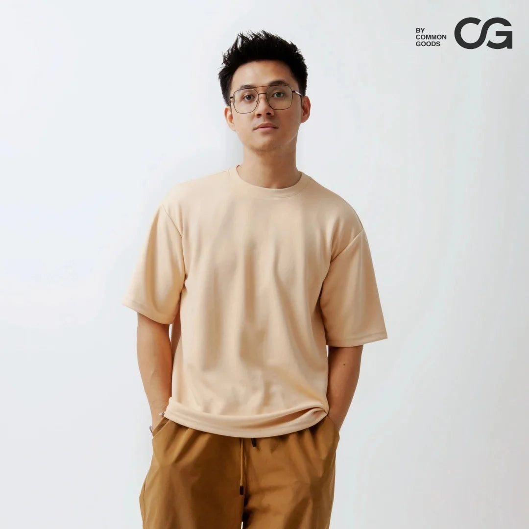 CG Oversize Short Sleeve Round Neck T-Shirt Series [AT]