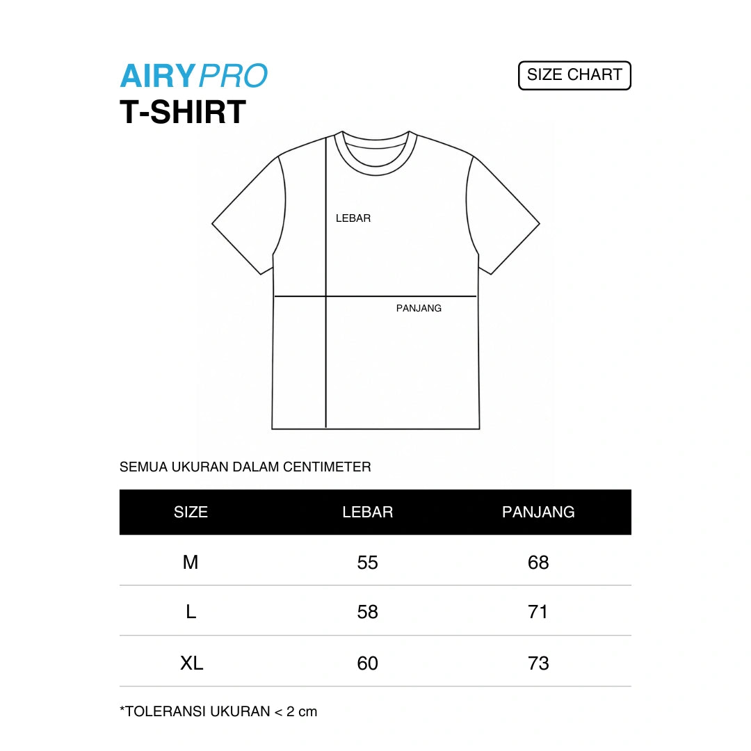 Common Goods Short Sleeve AIRYPRO Oversize T-Shirts Series