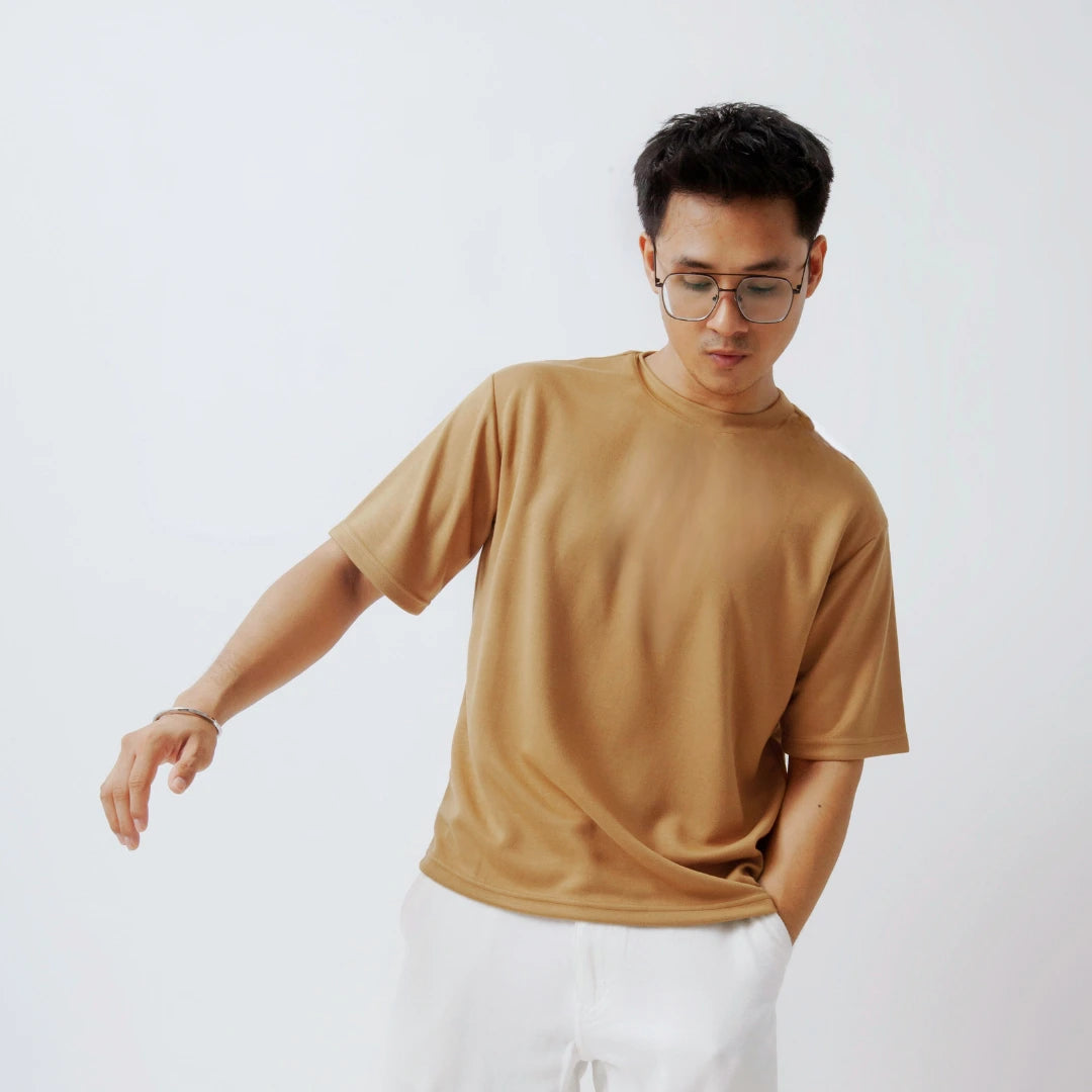 Oversize Short Sleeve Round Neck T-Shirt Series [AT]