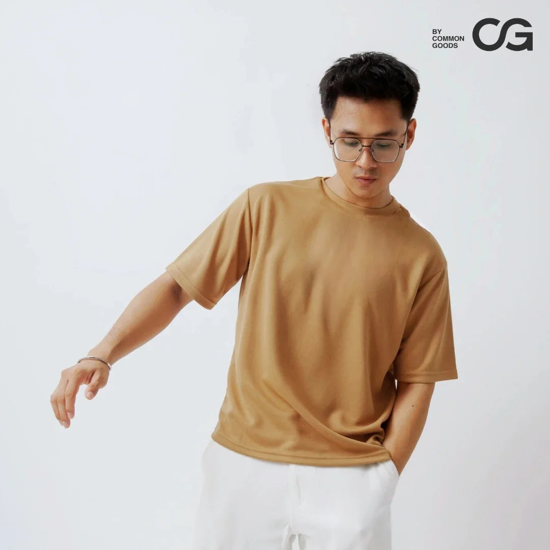 CG Oversize Short Sleeve Round Neck T-Shirt Series [AT]
