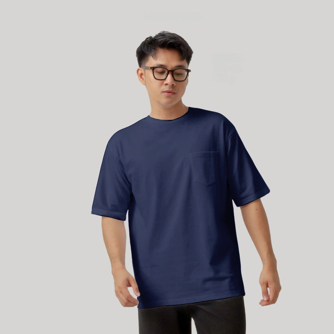 Oversize Pocket Short Sleeve Round Neck T-Shirt Series [HW]