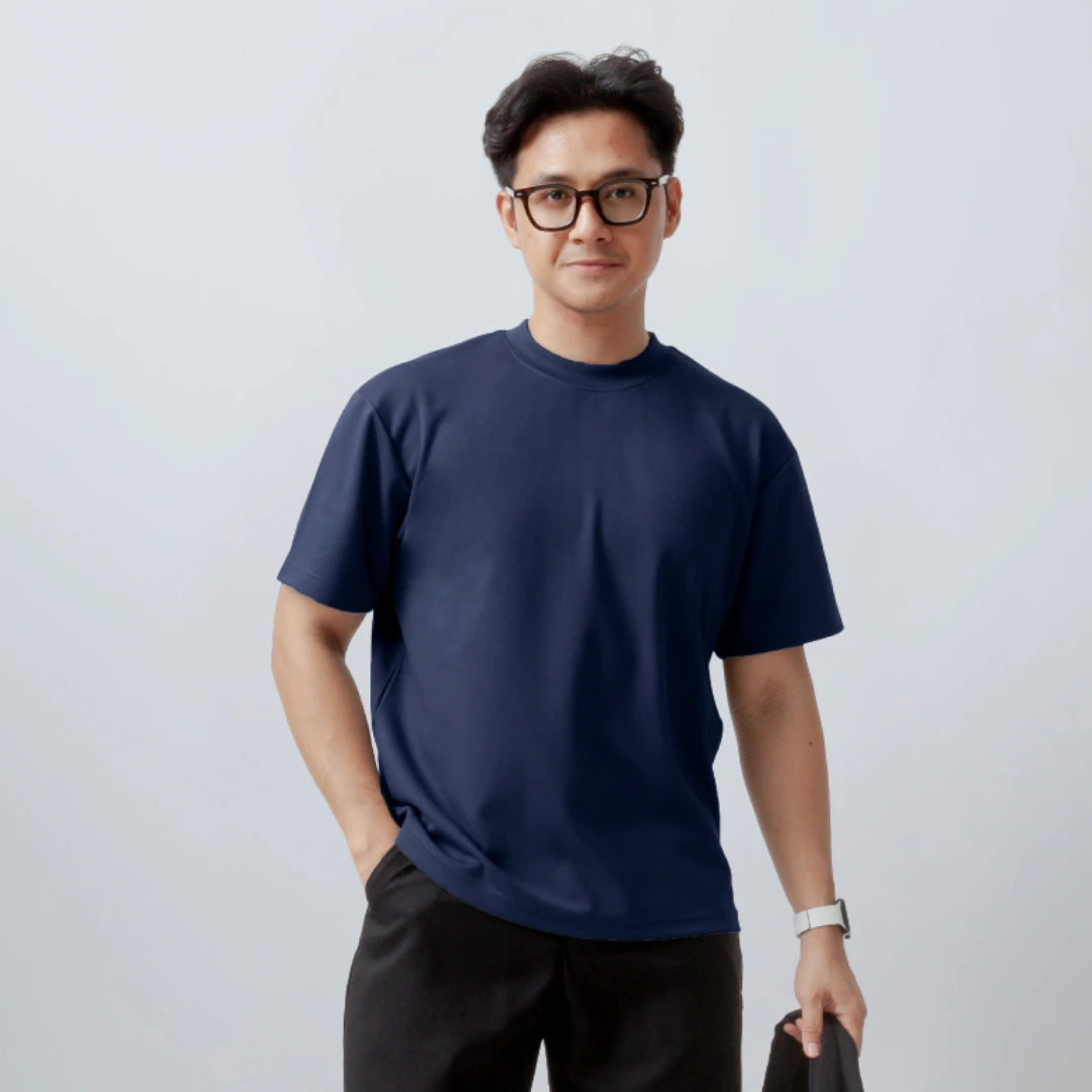 Regular Boxy Fit Short Sleeve Round Neck T-Shirt Series [OT]