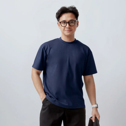 Regular Boxy Fit Short Sleeve Round Neck T-Shirt Series [OT]