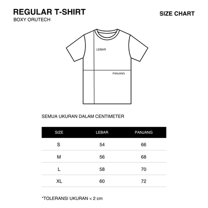 Regular Boxy Fit Short Sleeve Round Neck T-Shirt Series