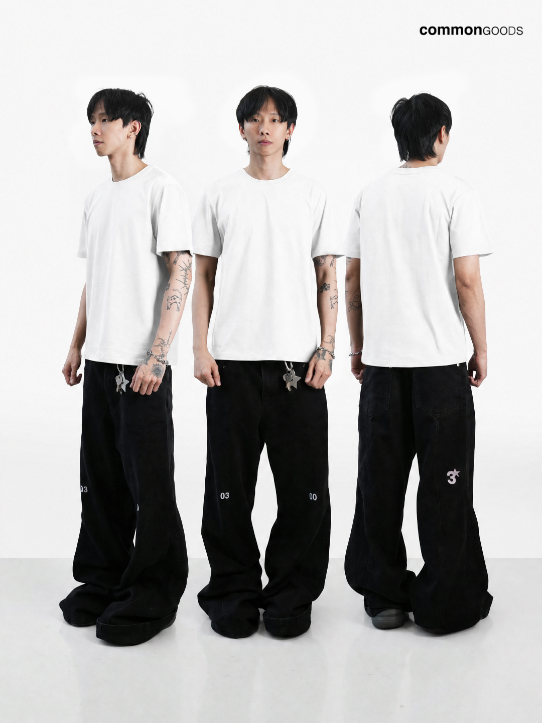 CG Regular Fit T-Shirt - White