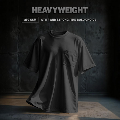 Oversize Pocket Short Sleeve Round Neck T-Shirt Series