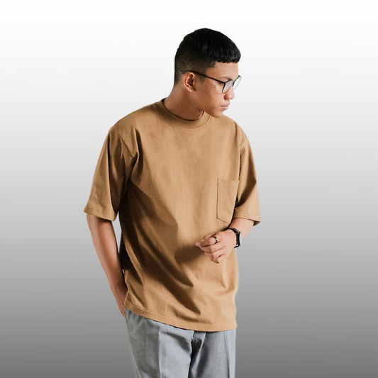 Oversize Pocket Short Sleeve Round Neck T-Shirt Series