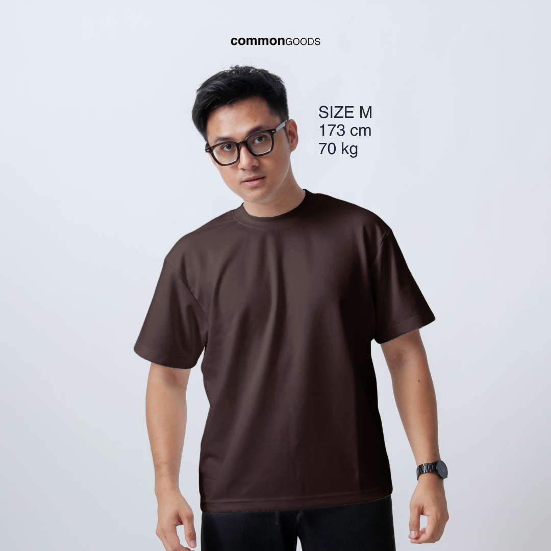 Regular Boxy Fit Short Sleeve Round Neck T-Shirt Series [OT]