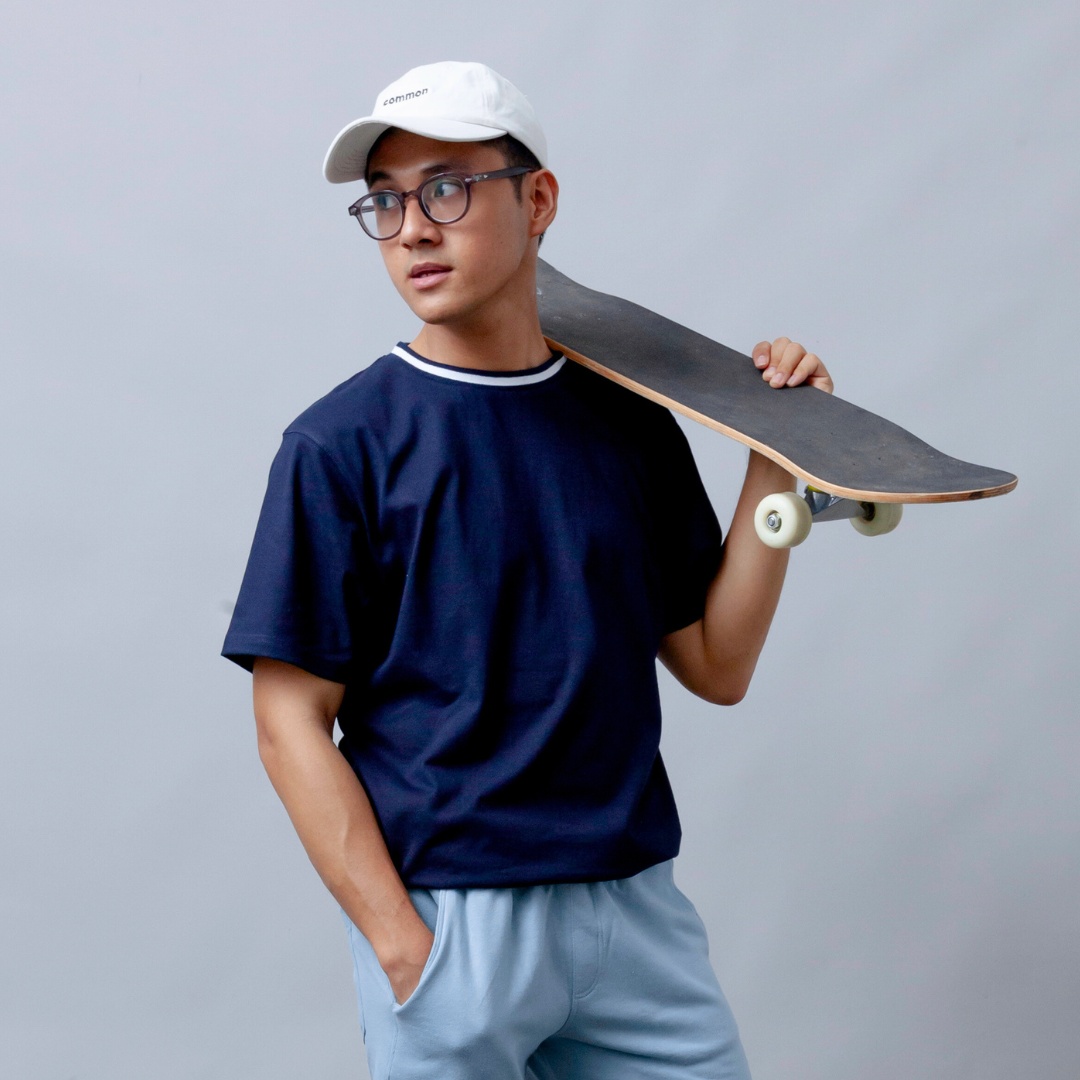 Regular Fit Varsity Collar T-Shirt Series