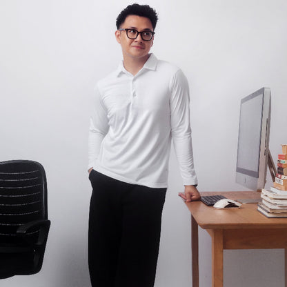 Long Sleeve Polo Button Shirt Series