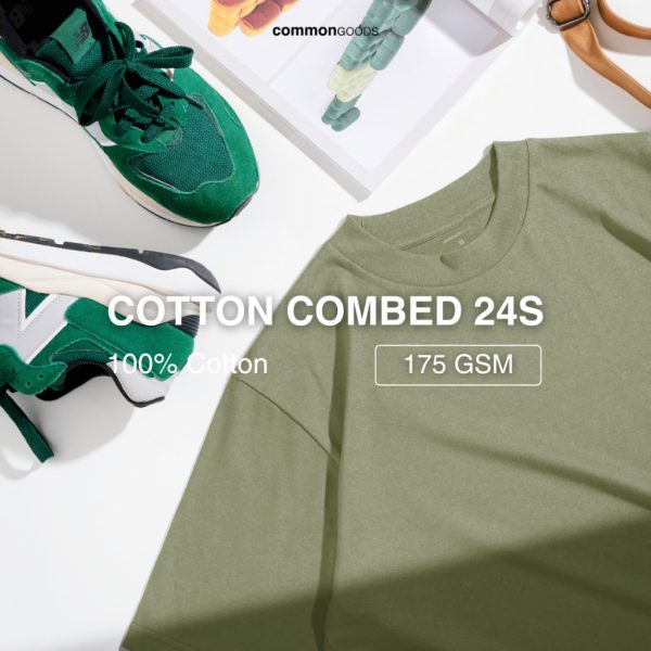 Common Goods Short Sleeve Super Soft Body Fit T-Shirts - Sage Green